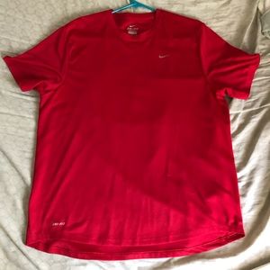 Nike Red Dri-fit Performance shirt men’s large